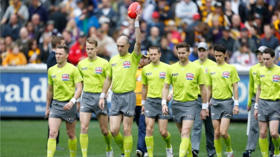 AFL umpiring a hard job being made even harder