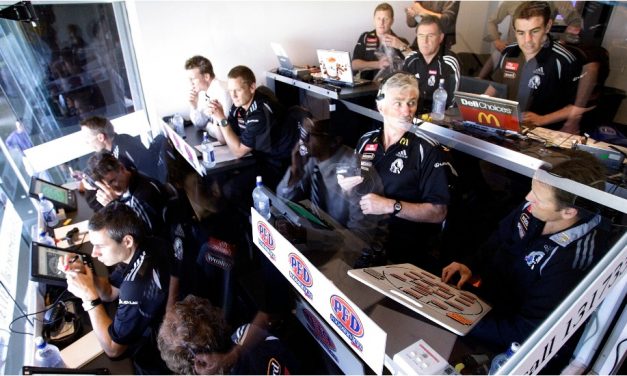 Flashback: A day in the Collingwood coaches box